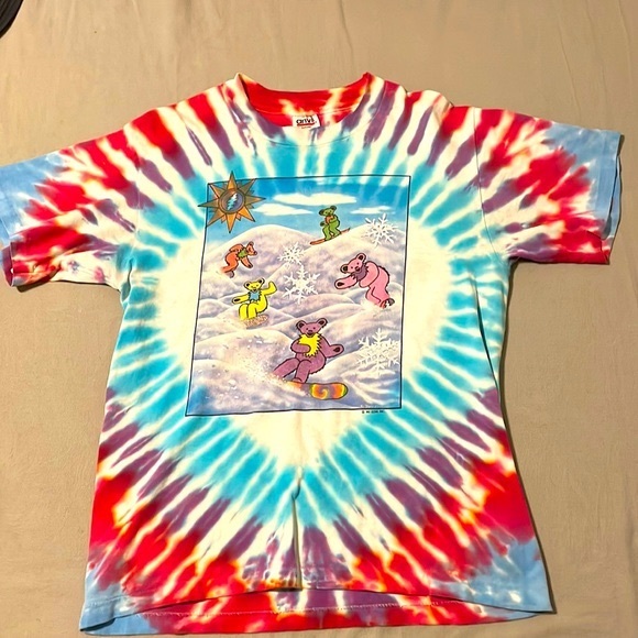 Grateful Dead bears snowboarding 1990 - Picture 1 of 5